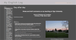 Desktop Screenshot of myenglishlog.ejvarelabravo.com