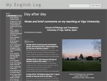 Tablet Screenshot of myenglishlog.ejvarelabravo.com
